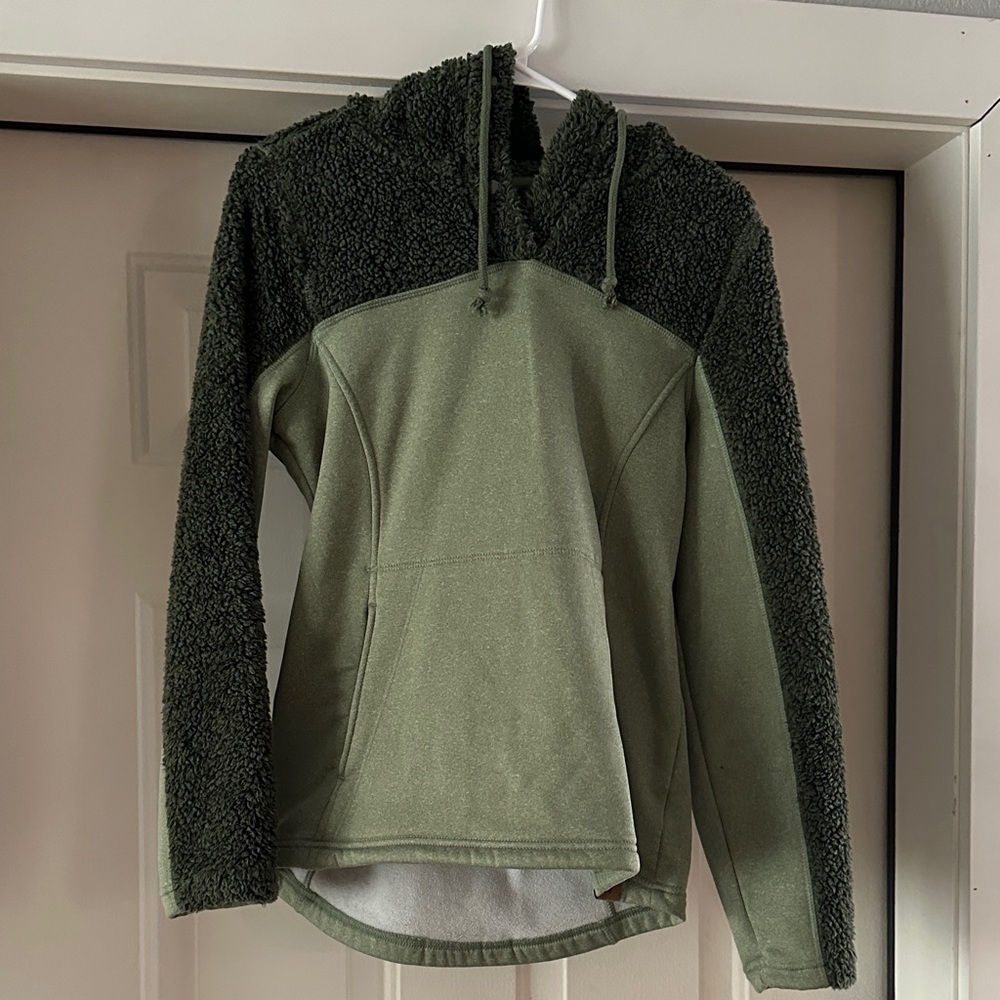 LIV Outdoor Green Fleece Hoodie